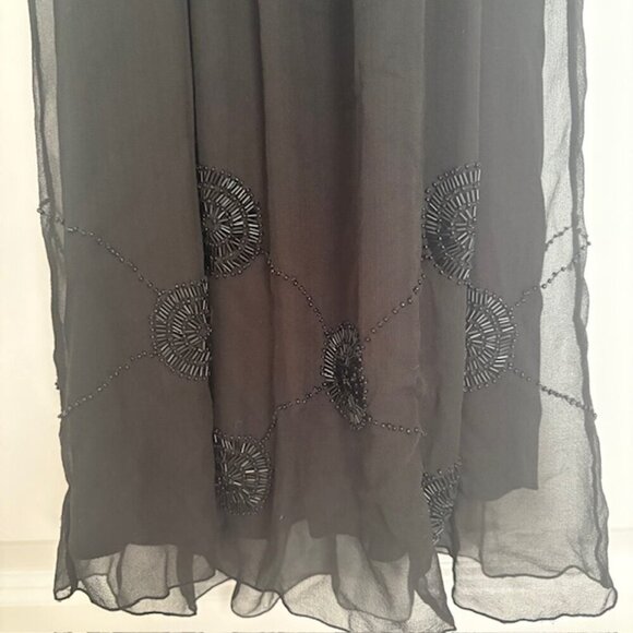 Beaded Silk Dress Nicola Peretti - Picture 5 of 7